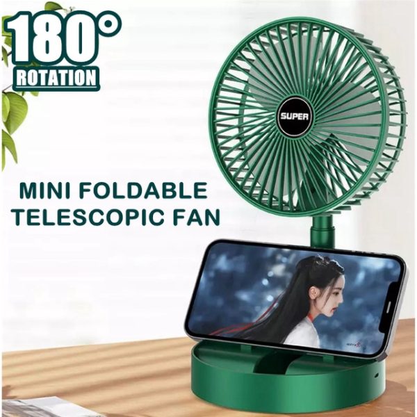 Rechargeable Fan Foldable Telescopic - Image 2