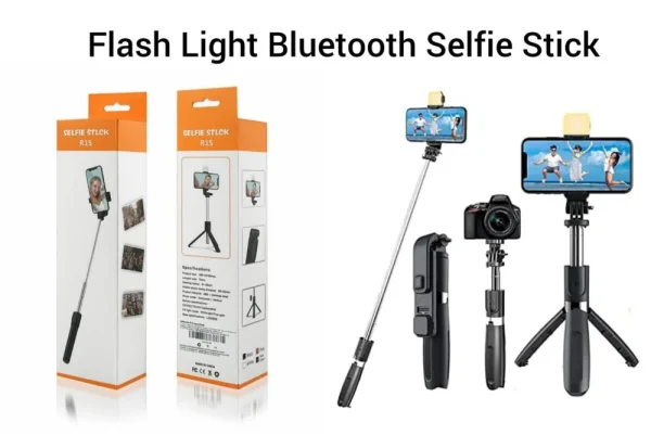 R1s Selfie Stick with light - Image 2